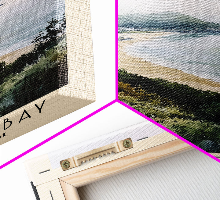Trevone Bay, United Kingdom Watercolor Print, Vacation Gift, United Kingdom Wall Art, Beach Painting, Beach Decor, Beach Or Lakehouse Art