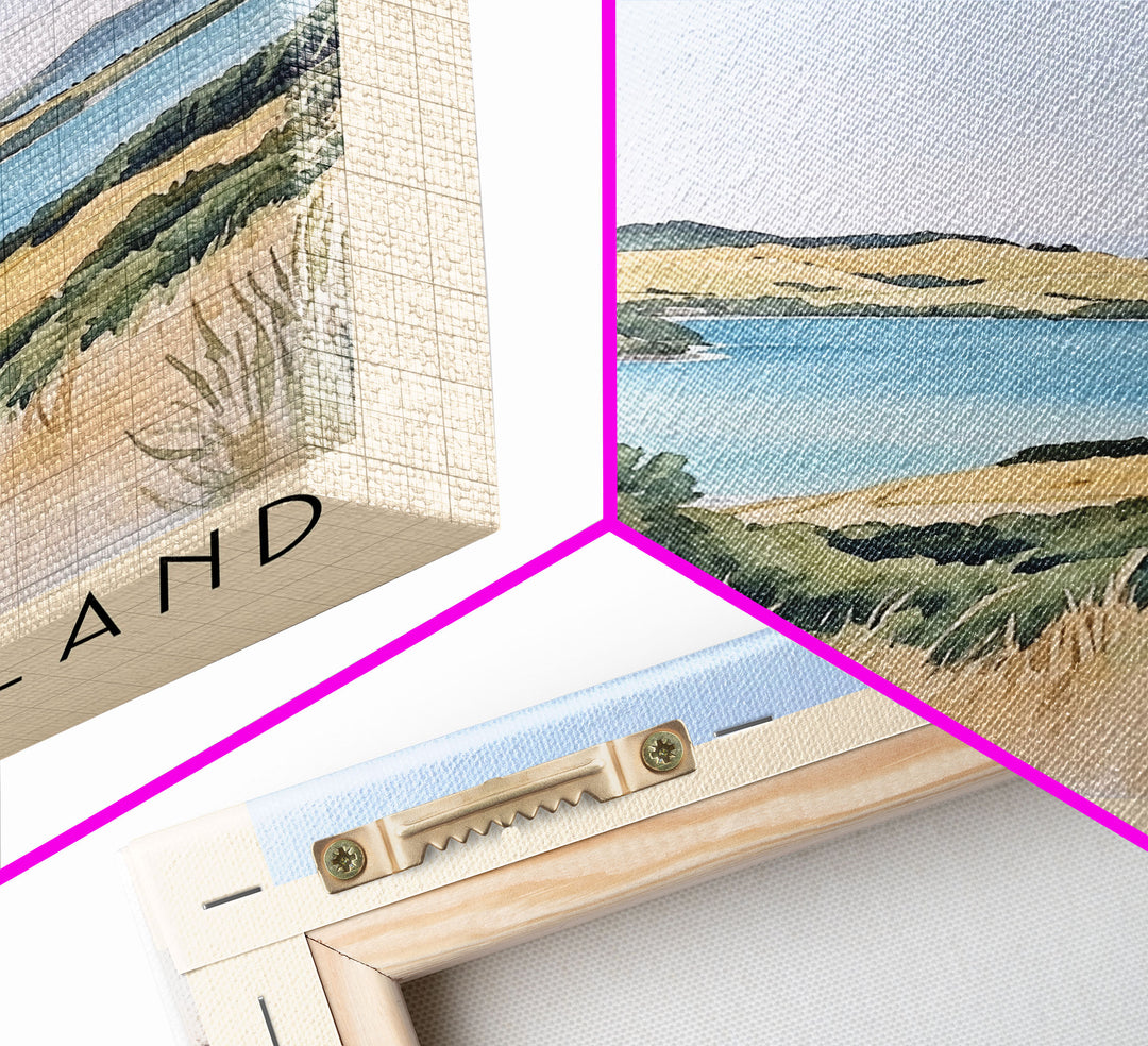 Waiheke Island, New Zealand Watercolor Print, Vacation Gift, New Zealand Wall Art, Vacation Wall Art, Vacatation Memories, Beach Decor, Beach Or Lakehouse Art