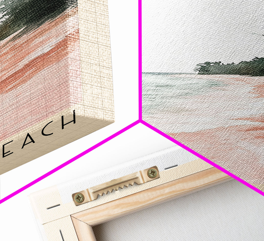 Winnifred Beach, Jamaica Watercolor Print, Vacation Gift, Jamaica Wall Art, Vacation Wall Art, Vacatation Memories, Beach Decor, Beach Or Lakehouse Art