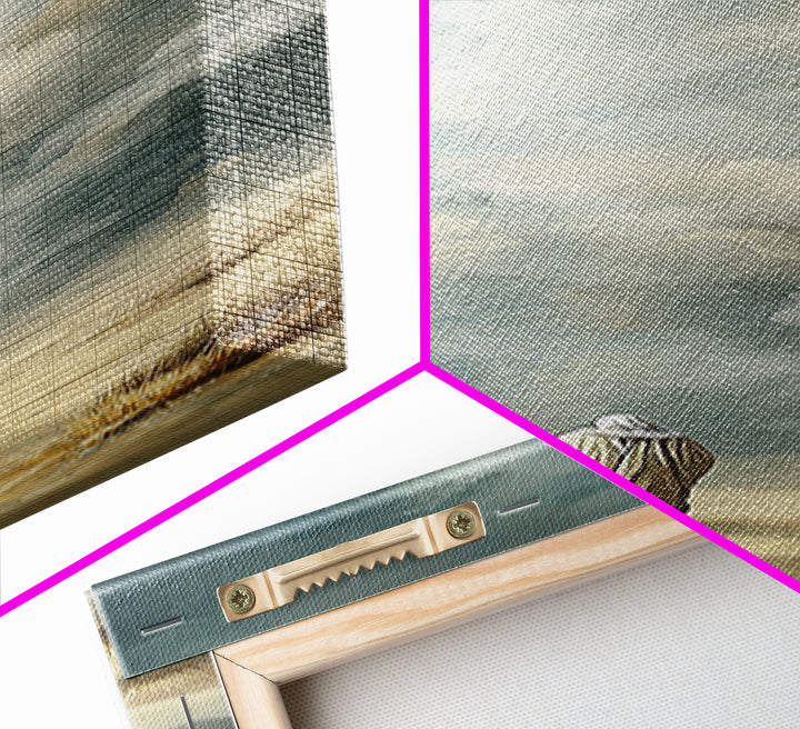 Cloudway Faith – Framed Canvas Print – Narrow Art – Christian Art Canvas – Jesus Painting – Christian Wall Art – Christian Art