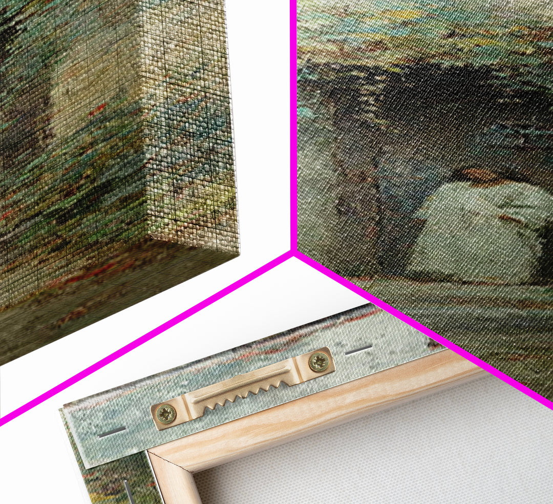 Doorway Of Grace – Framed Canvas Print – Tall Narrow Wall Art – Christian Wall Art – Jesus Painting – Christmas Art