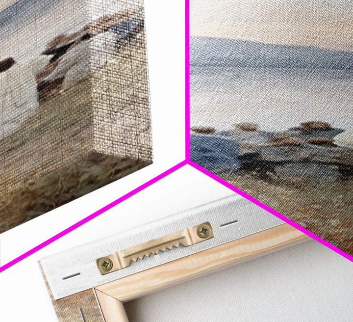 Mountain Calm – Framed Canvas Print – Skinny Art – Christian Wall Art – Christmas Art – Jesus Painting – Christian Art Print
