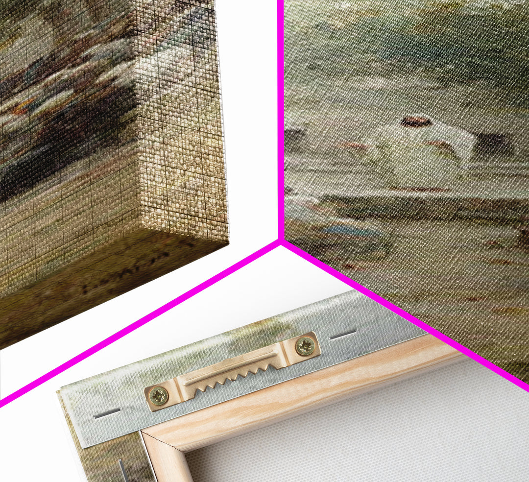 Dawn Of Faith – Framed Canvas Print – Narrow Art – Christian Art Print – Christmas Art – Jesus Painting – Christian Wall Art