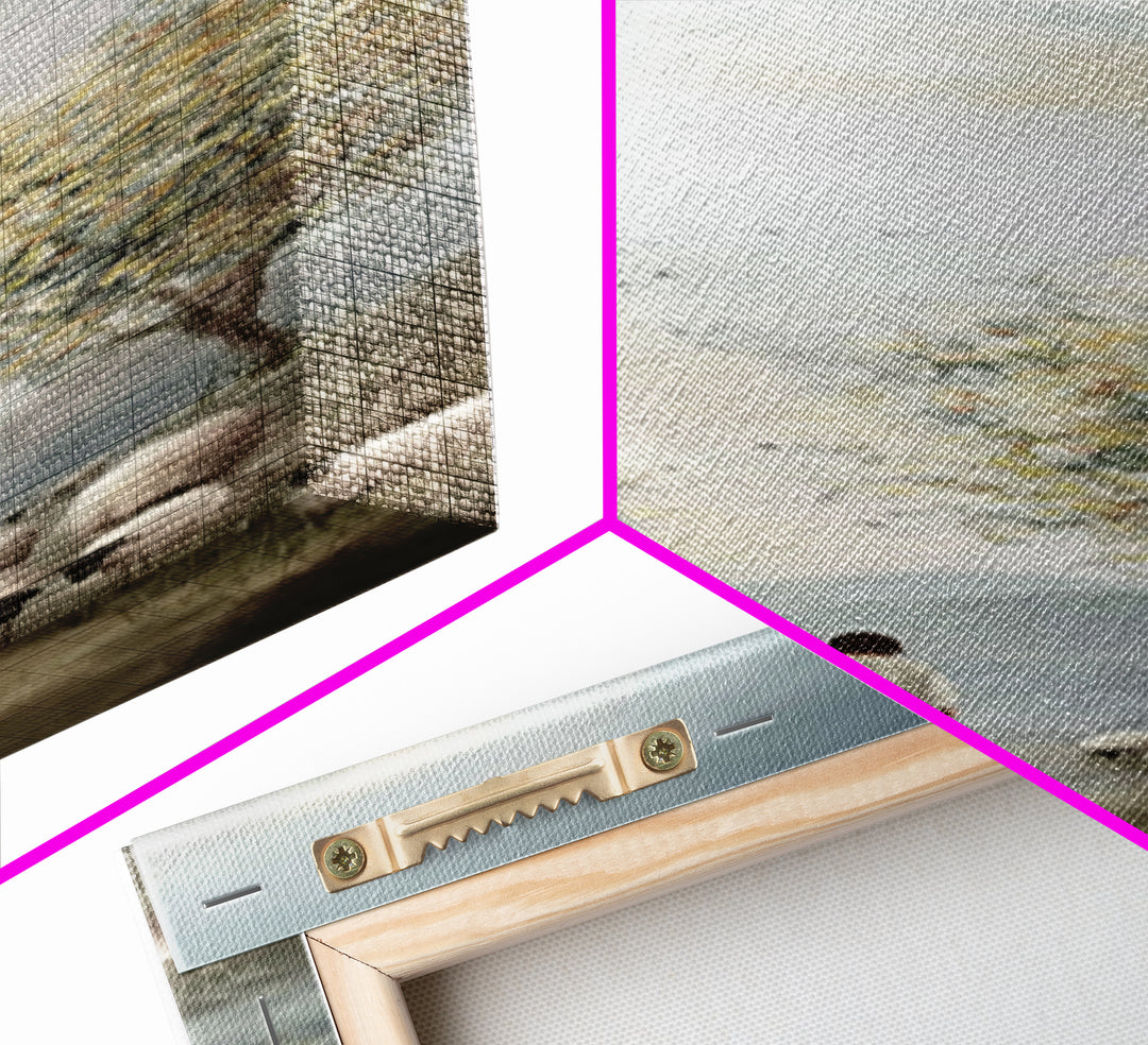 Peaceful Pasture Light – Framed Canvas Print – Tall Skinny Art Print – Christian Art Canvas – Christian Wall Art – Jesus Painting – Christi