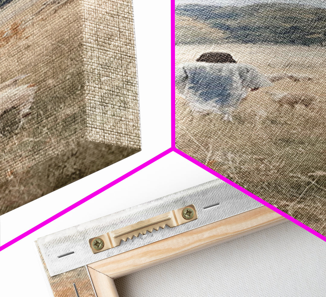 Meadow Of Light – Framed Canvas Print – Skinny Art – Christian Art Canvas – Christian Wall Art – Jesus Painting – Christmas Art
