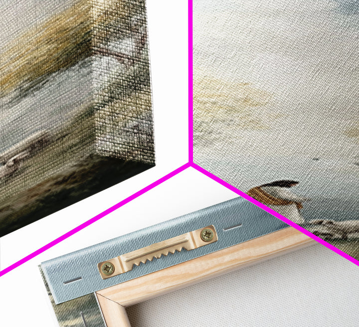 Gentle Shepherd – Framed Canvas Print – Narrow Art – Christian Art – Christian Wall Art – Jesus Painting – Christian Art Canvas – Christian