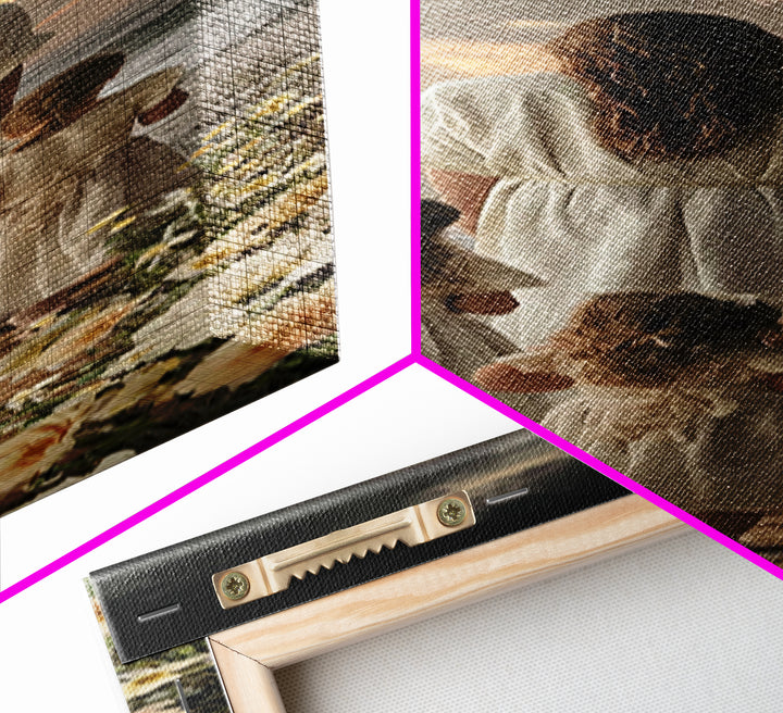 Evening Promise | Framed Canvas Print | Christian Wall Art | Jesus Painting | Christian Art Canvas | Tall Narrow Wall Art