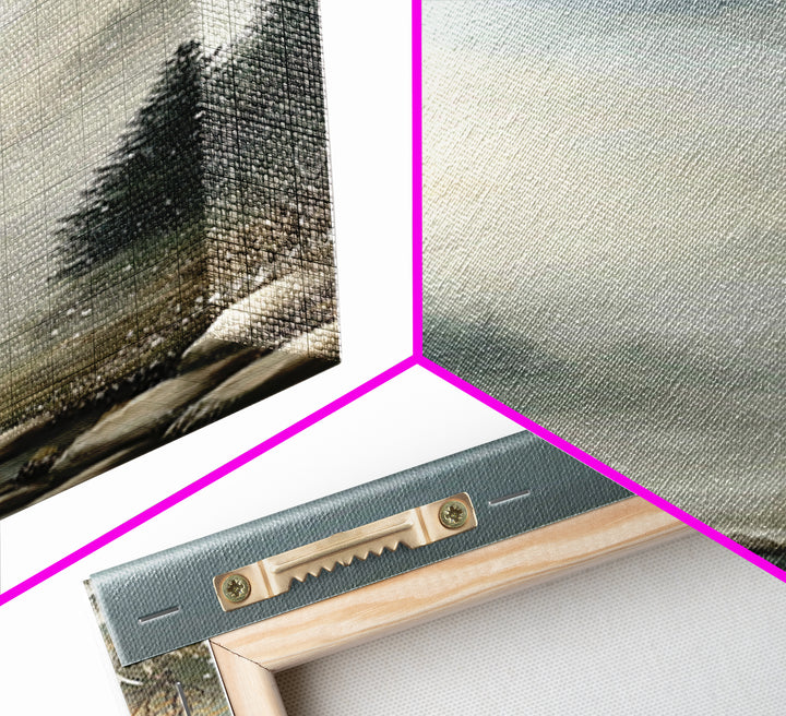 River Valley Calm – Framed Canvas Print – Christian Art Canvas – Christian Wall Art – Tall Skinny Art Print – Christian Decor – Christian G