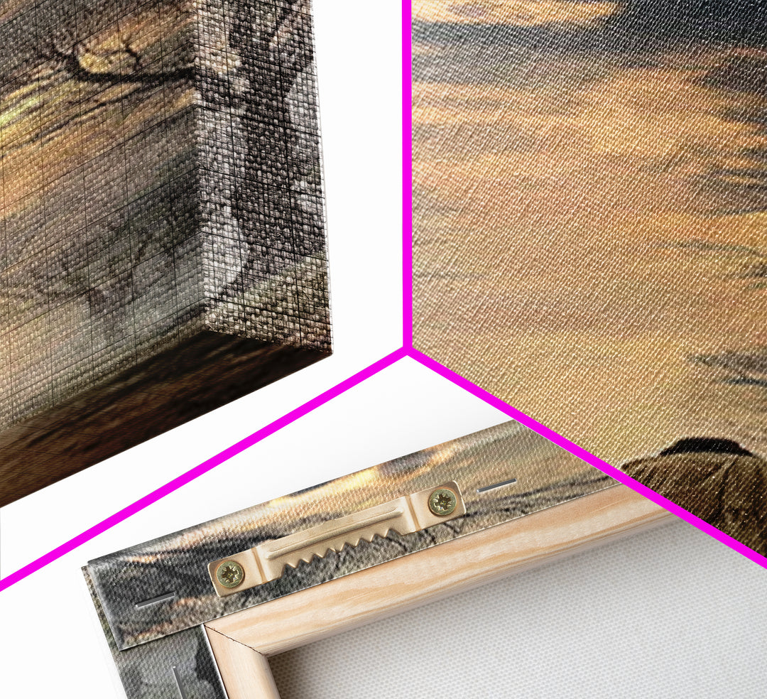 Evening Of Hope – Framed Canvas Print – Christian Wall Art – Tall Narrow Wall Art – Jesus Painting – Christian Art Canvas