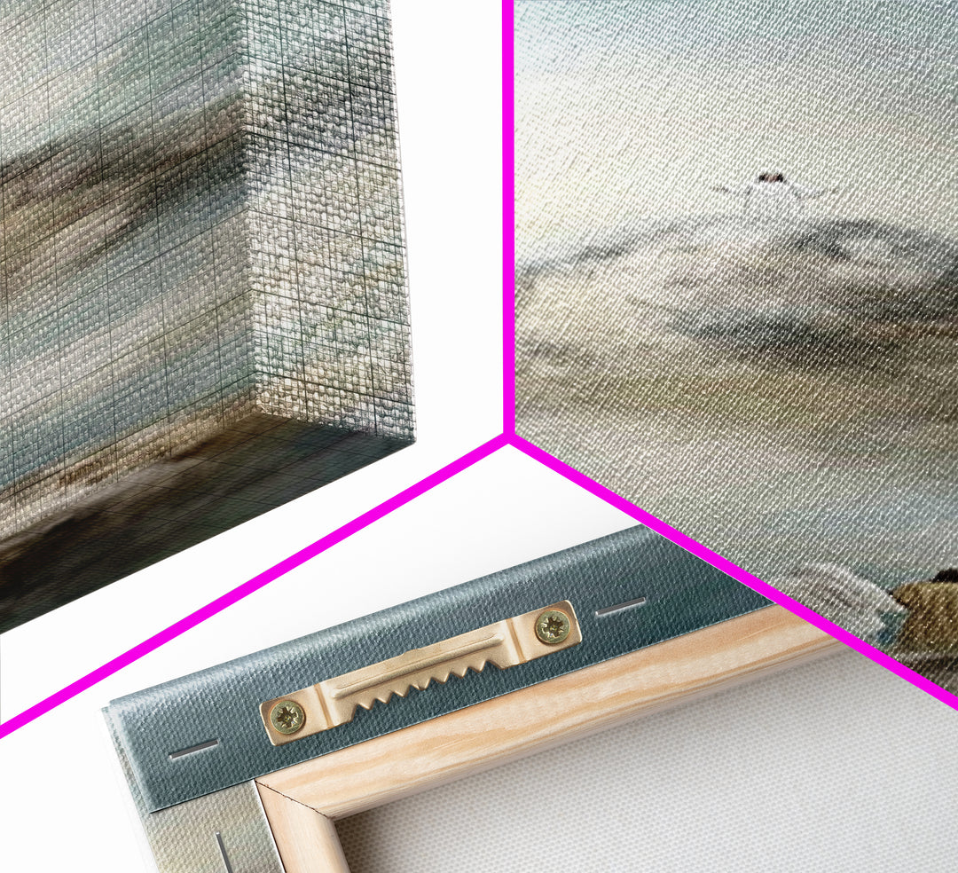 Mountaintop Glory | Framed Canvas Print | Tall Narrow Wall Art | Christian Art | Christian Art Canvas | Jesus Painting