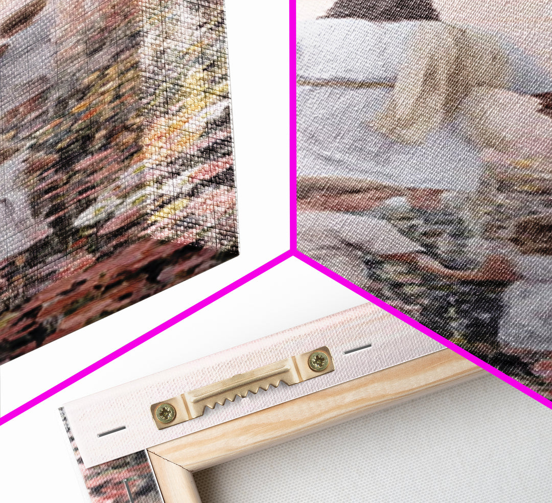 Morning Grace Bloom – Framed Canvas Print – Narrow Art – Christian Wall Art – Christian Art Print – Jesus Painting – Unique Christian Art –