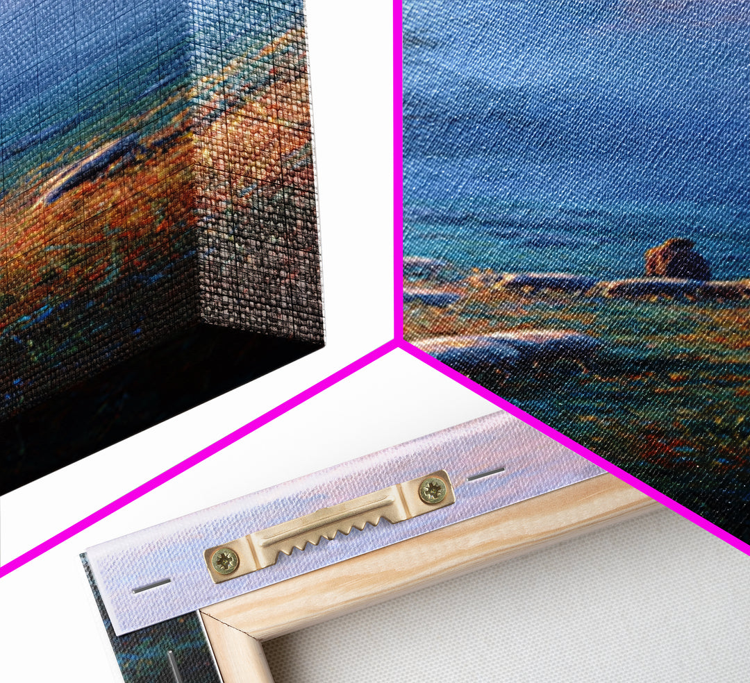Morning Flock Light – Framed Canvas Print – Skinny Art – Christian Wall Art – Christian Art Canvas – Subtle Christian Art – Jesus Painting