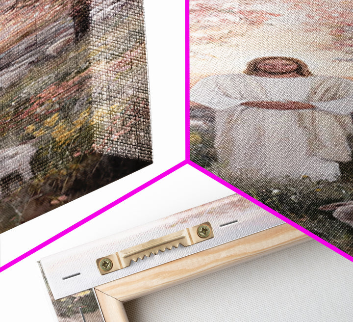Morning Of Promise – Framed Canvas Print – Christian Wall Art – Christian Art Canvas – Narrow Art – Jesus Painting – Christmas Art