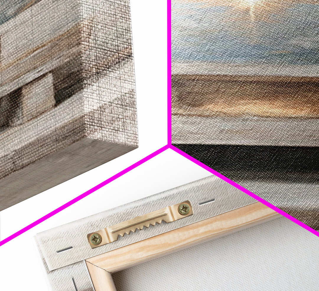 City Of Light – Framed Canvas Print – Christian Art Canvas – Christian Christmas Art – Christmas Wall Art – Skinny Art – Christian Art