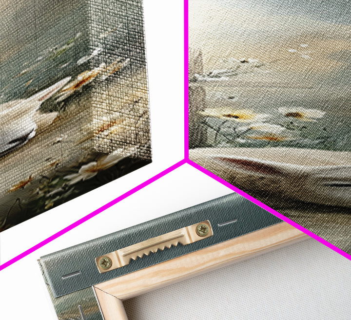 Heavenly Meadow Light – Framed Canvas Print – Christian Art Work – Tall Skinny Art Print – Christian Decor – Moody Christian Art – Christma