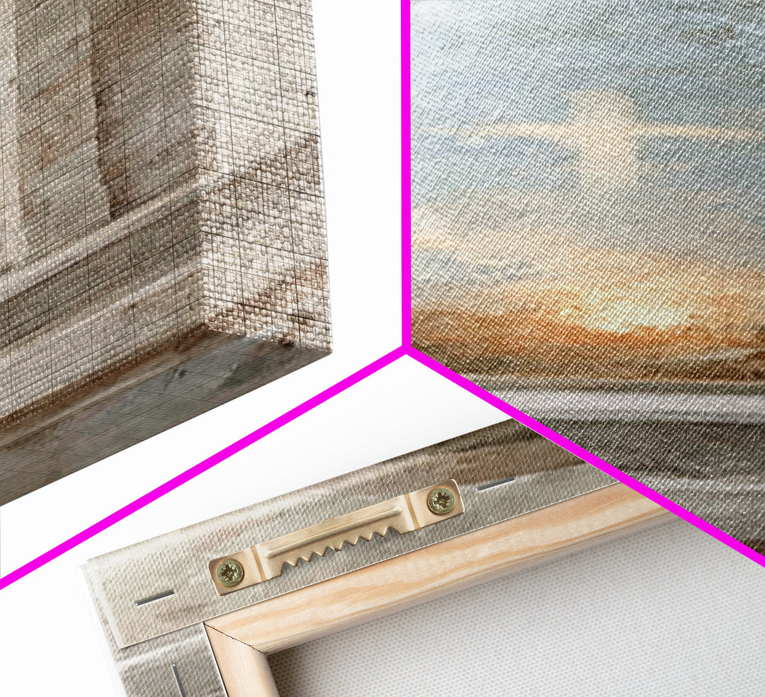 Sanctuary Of Light – Framed Canvas Print – Christian Art Canvas – Christian Wall Art – Subtle Christian Art – Narrow Art – Christian Art Pr