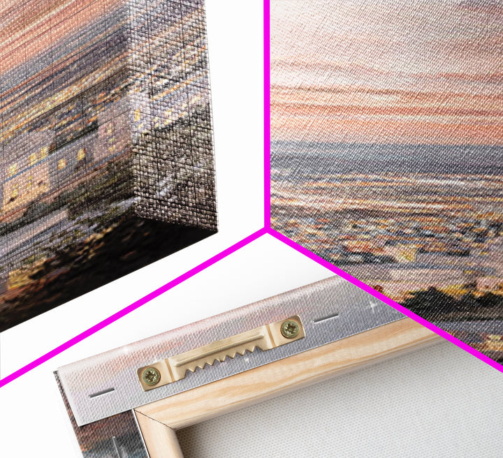 City Of Promise – Framed Canvas Print – Tall Narrow Wall Art – Christian Art Canvas – Christian Wall Art – Christmas Art – Christian Christ
