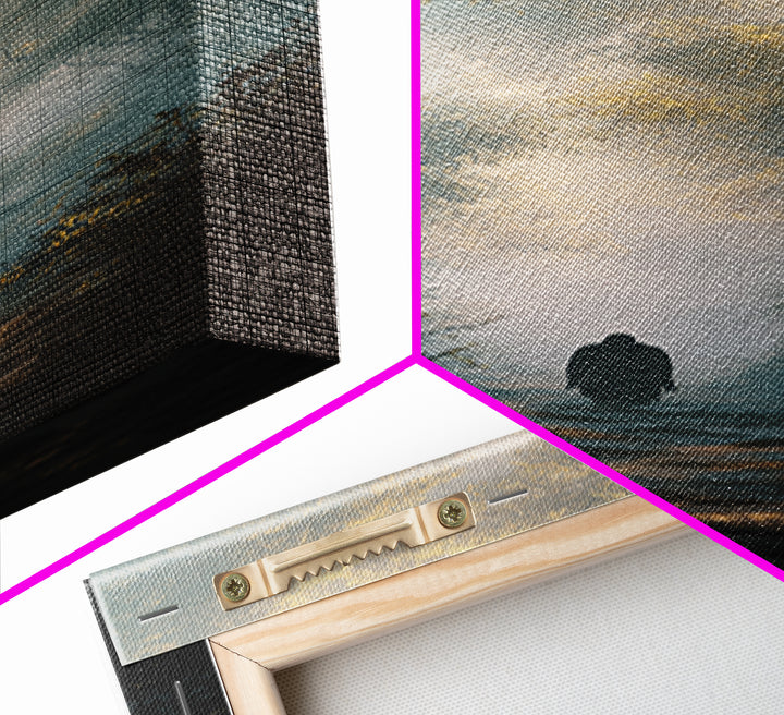 Path Of Grace – Framed Canvas Print – Tall Skinny Art Print – Christian Wall Art – Jesus Painting – Modern Christian Art – Christmas Art