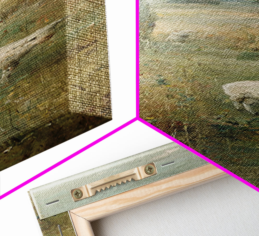 Desert Morning Walk – Framed Canvas Print – Skinny Art – Christian Art Canvas – Jesus Painting – Christian Art – Christian Decor For Home