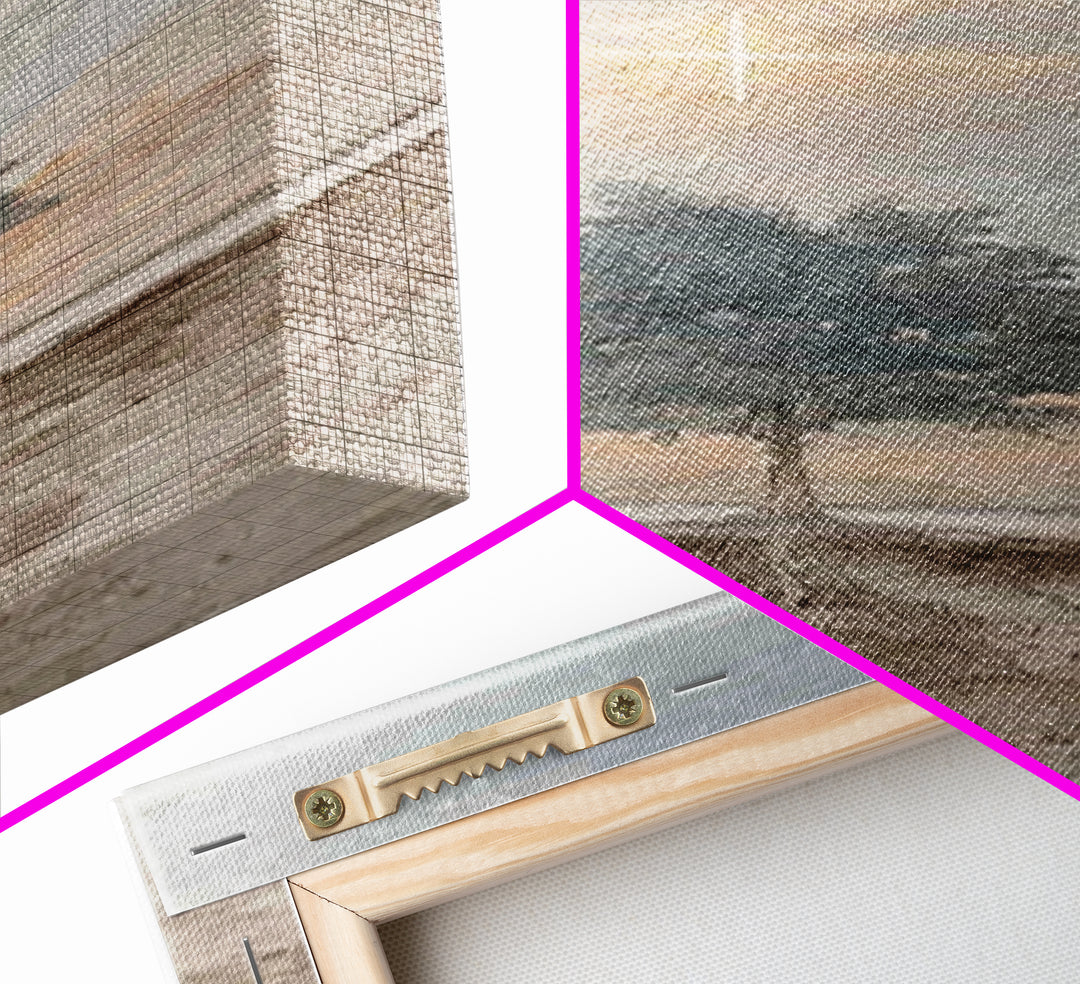 Cross Of Promise – Framed Canvas Print – Christian Art Canvas – Tall Narrow Wall Art – Christian Wall Art – Christian Christmas Art – Minim
