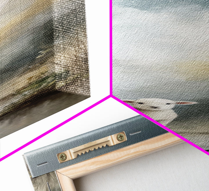 Soft Meadow Lamb – Framed Canvas Print – Christian Art Canvas – Christian Wall Art – Narrow Art – Minimalist Christian Art – Christian Art