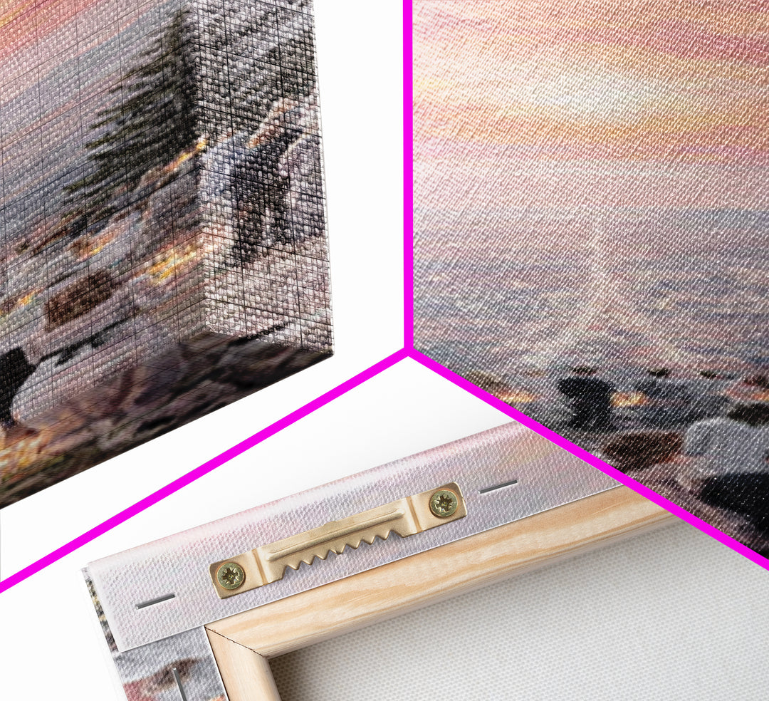 Candlelit Vigil Sky – Framed Canvas Print – Skinny Art – Christian Wall Art – Christian Art Print – Christian Christmas Art – Jesus Art