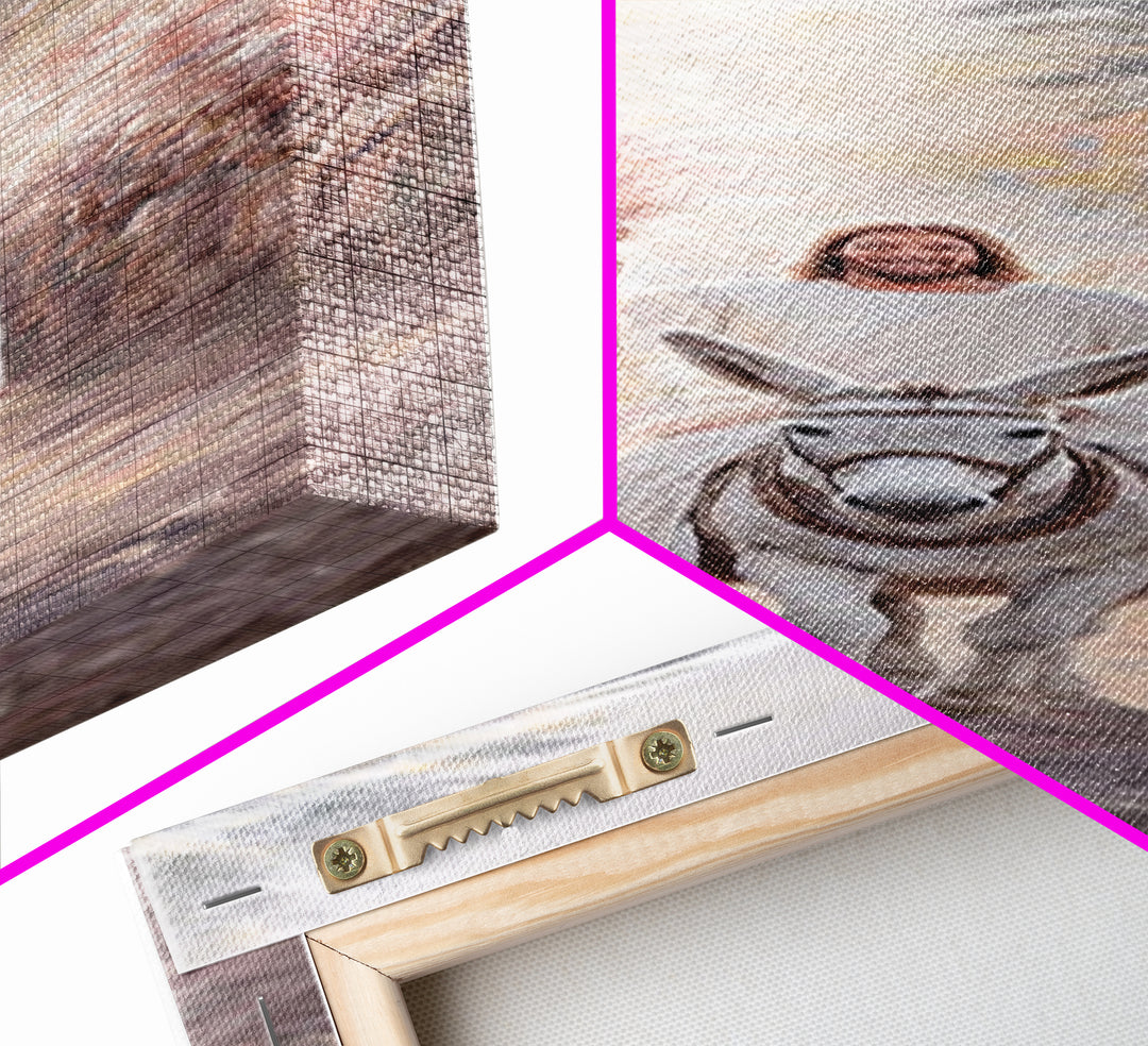 Palm Road Arrival – Framed Canvas Print – Christian Art Canvas – Christian Wall Art – Skinny Art – Christian Painting – Jesus Art