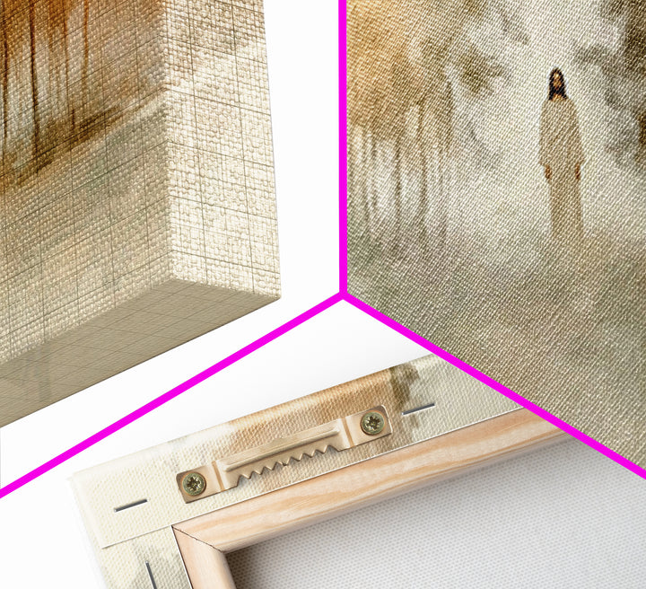 Forest of Mercy | Framed Canvas Print | Christian Wall Art | Jesus Painting | Christian Art Canvas | Christian Gift Ideas | Christmas Art
