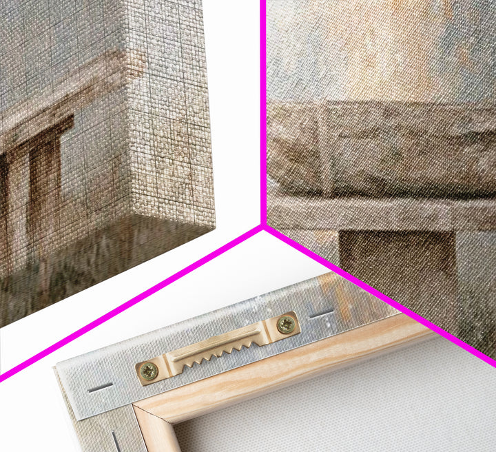 Sacred Offering | Framed Canvas Print | Christian Art Canvas | Christian Wall Art | Christian Painting | Christian Decor
