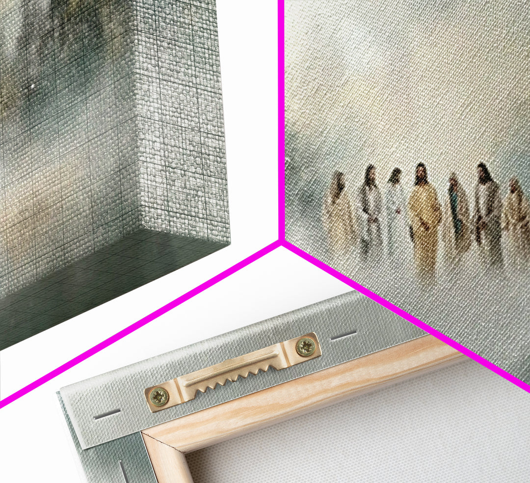 Gathered In Light – Framed Canvas Print – Christian Wall Art – Christian Canvas – Jesus Art – Christian Art – Christian Gift Ideas