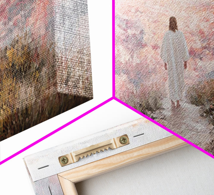 Path Of Faith – Framed Canvas Print – Christian Wall Art – Christian Art – Jesus Painting – Christian Art Canvas – Christian Decor