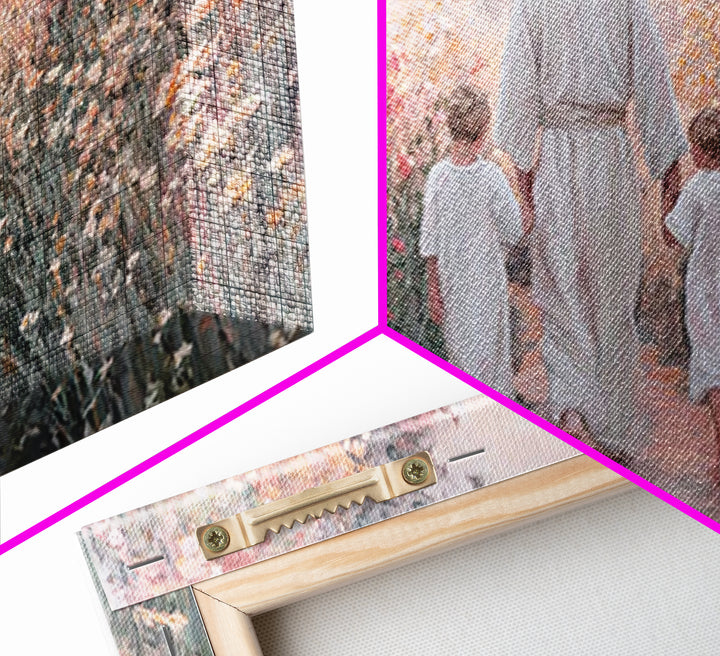 Fields of Mercy | Framed Canvas Print | Christian Art Canvas | Christian Wall Art | Christian Art | Jesus Painting | Christian Decor
