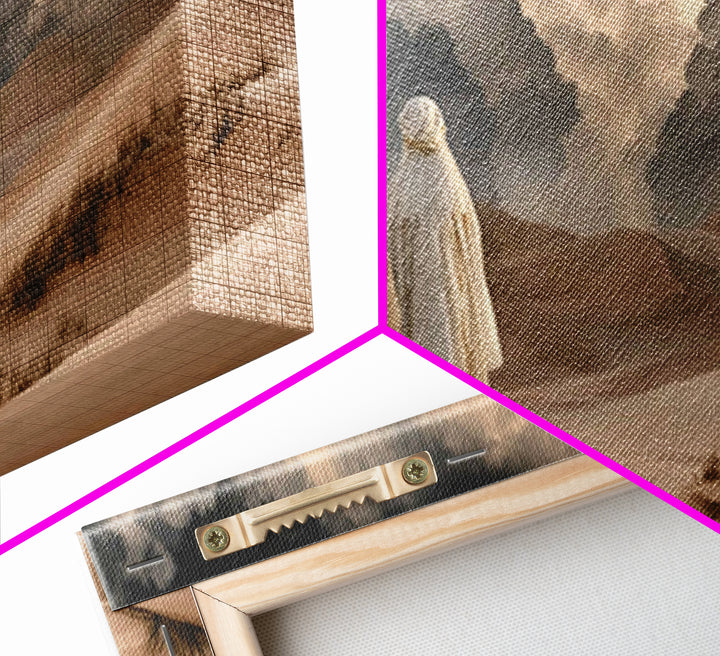 Desert Journey | Framed Canvas Print | Christian Wall Art | Christian Art Canvas | Moody Christian Art | Christian Painting | Christian Dec