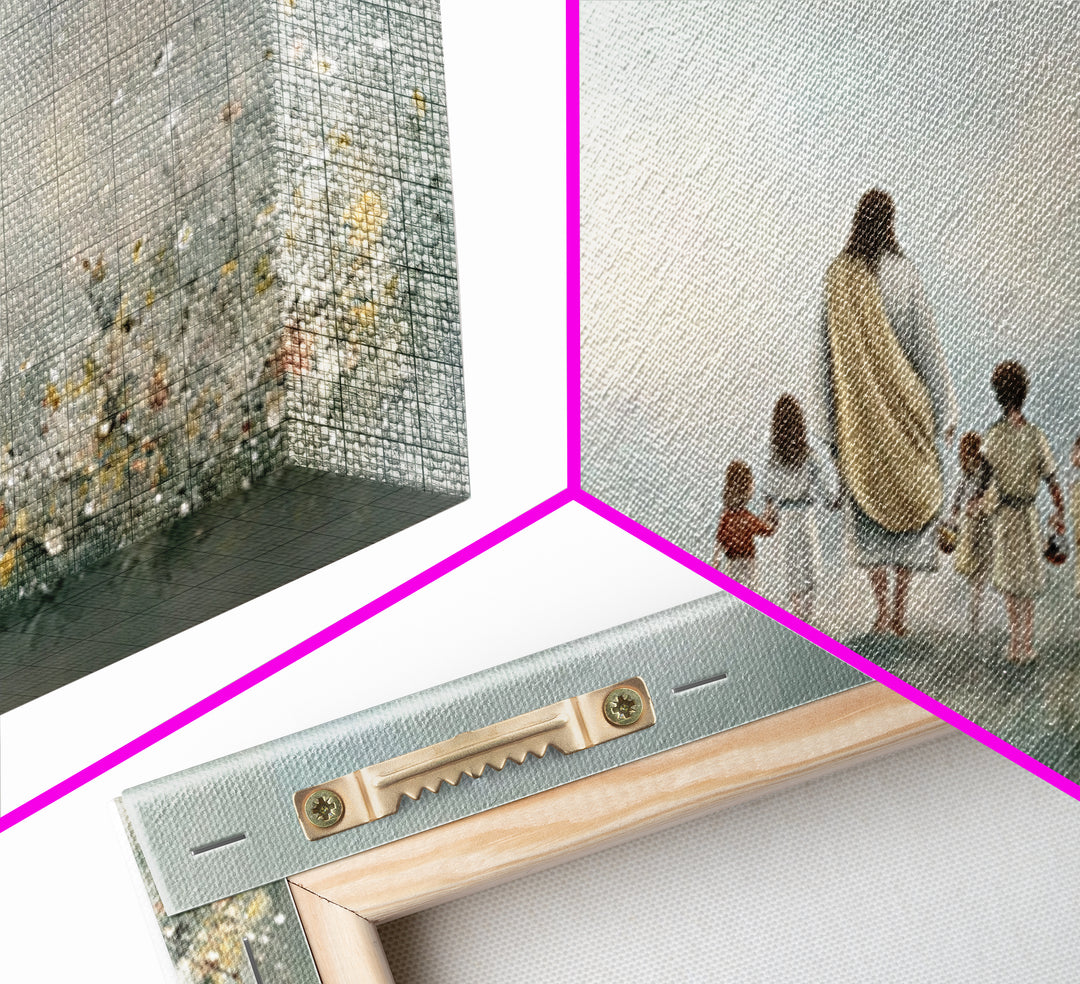 Morning Promise – Framed Canvas Print – Christian Art Canvas – Jesus Painting – Christian Wall Art – Minimalist Christian Art – Christian G