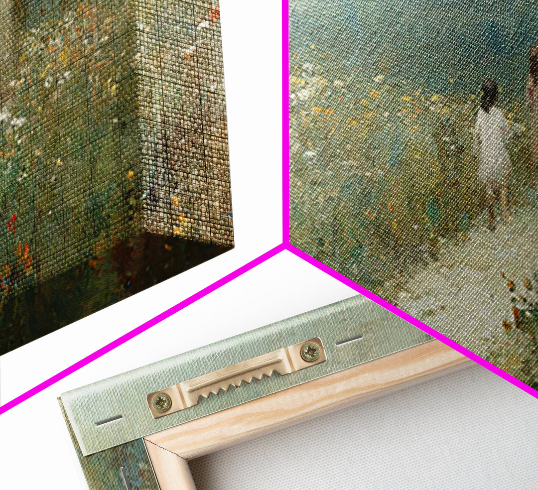 Hillside Promise Walk | Framed Canvas Print | Christian Art Canvas | Christian Wall Art | Jesus Painting | Christian Art Print | Christian