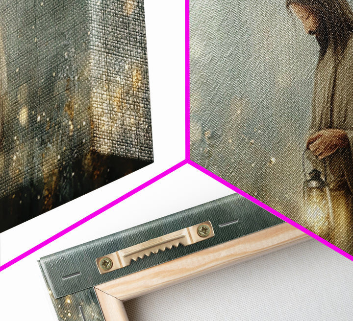 Field Of Wonder | Framed Canvas Print | Christian Art Canvas | Jesus Painting | Christian Wall Art | Christian Decor | Modern Christian Art