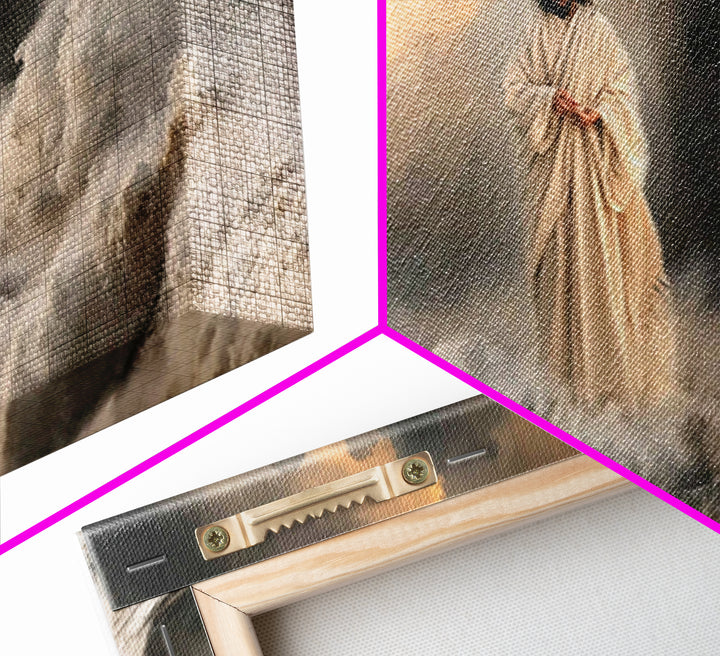 Heavenly Horizon – Framed Canvas Print – Christian Art Canvas – Jesus Painting – Christian Christmas Art – Subtle Christian Art – Christian