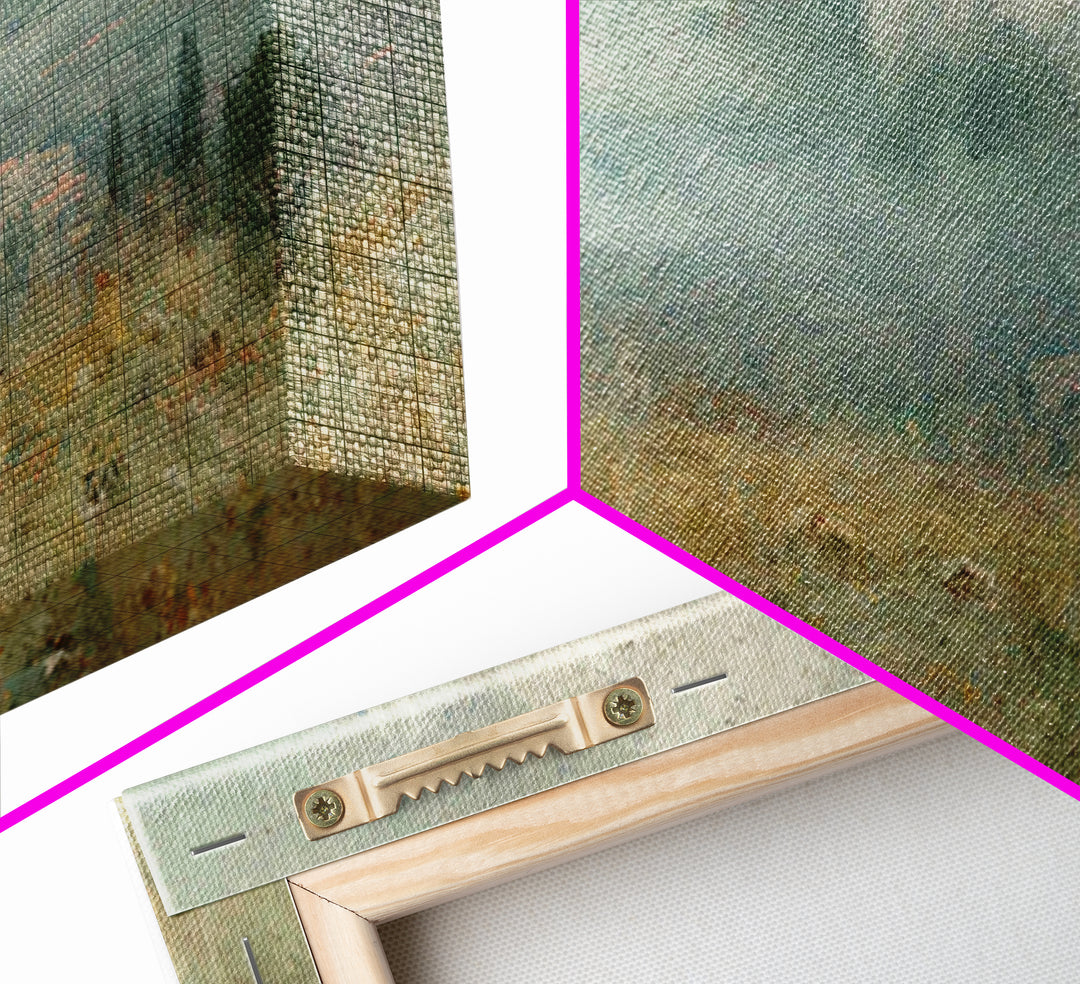 Fields Of Hope – Framed Canvas Print – Christian Christmas Art – Jesus Art Print – Christian Wall Art – Vintage Christian Art