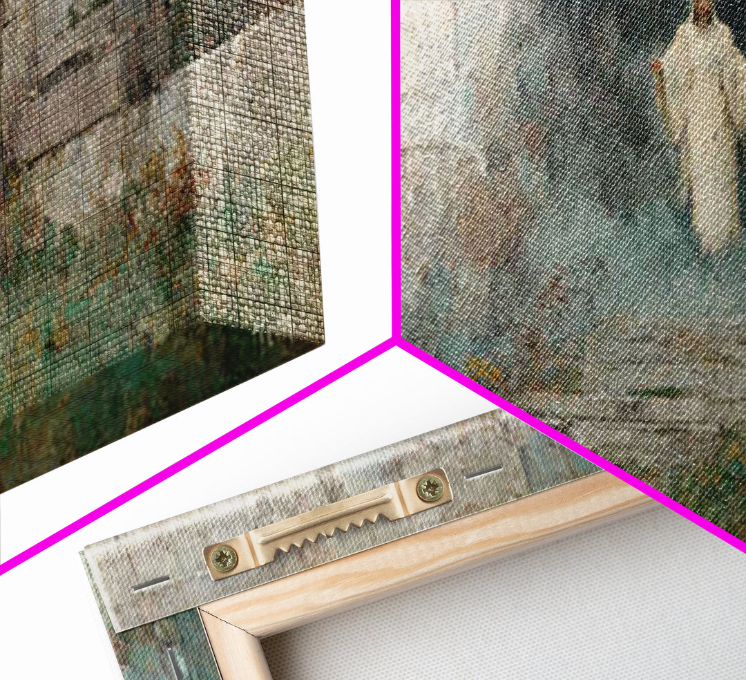 Stone Passage – Framed Canvas Print – Christian Art Canvas – Christian Wall Art – Jesus Painting – Modern Christian Art – Christian Decor