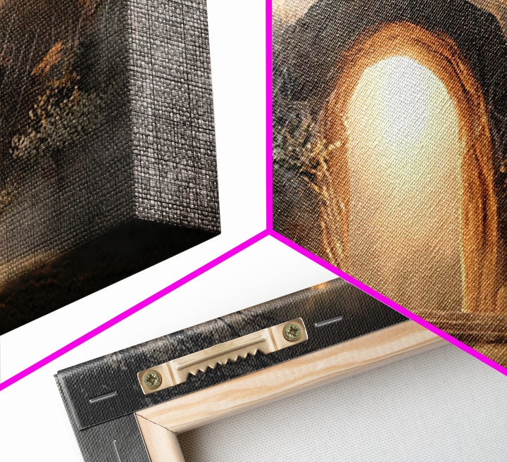 Risen Hope – Framed Canvas Print – Christian Wall Art – Christian Art Canvas – Jesus Painting – Christian Decor – Christian Christmas Art