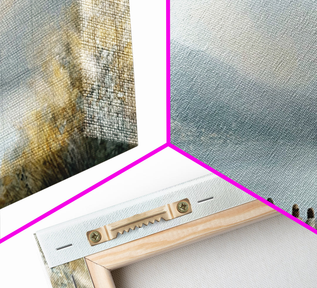 Harbor Of Light – Framed Canvas Print – Christian Art Canvas – Christian Wall Art – Jesus Painting – Modern Christian Art – Christmas Art P