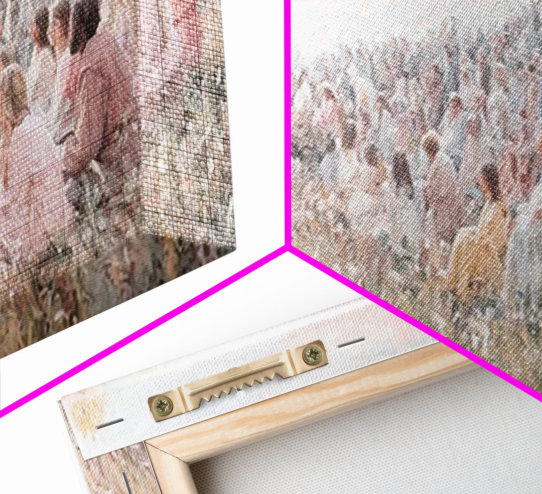 Gathering Of Hope – Framed Canvas Print – Christian Art Canvas – Jesus Painting – Christian Wall Art – Christian Gift Ideas – Christian Chr