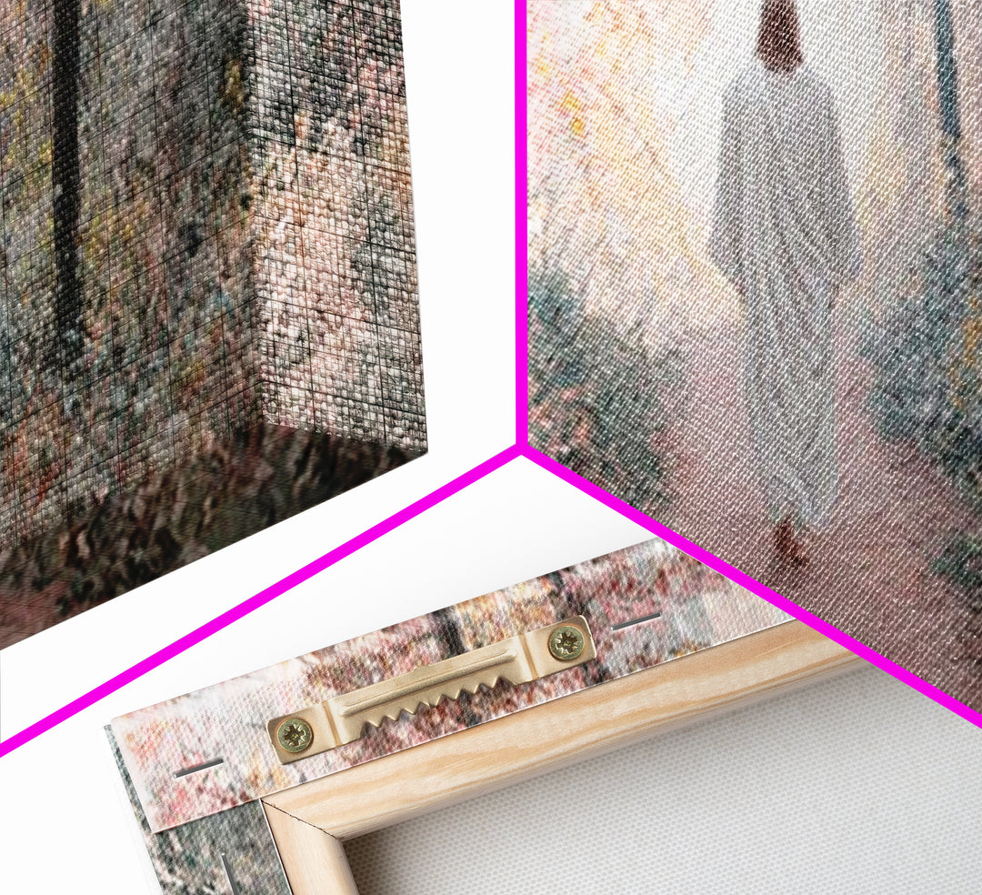 Autumn Journey – Framed Canvas Print – Christian Art Canvas – Christian Painting – Jesus Painting – Christian Wall Art – Modern Christian A