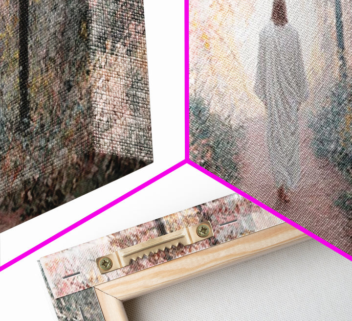 Autumn Journey – Framed Canvas Print – Christian Art Canvas – Christian Painting – Jesus Painting – Christian Wall Art – Modern Christian A