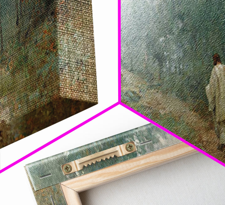 Guided Dawn – Framed Canvas Print – Christian Art Canvas – Large Jesus Painting – Christian Wall Art – Christian Art Print – Subtle Christi