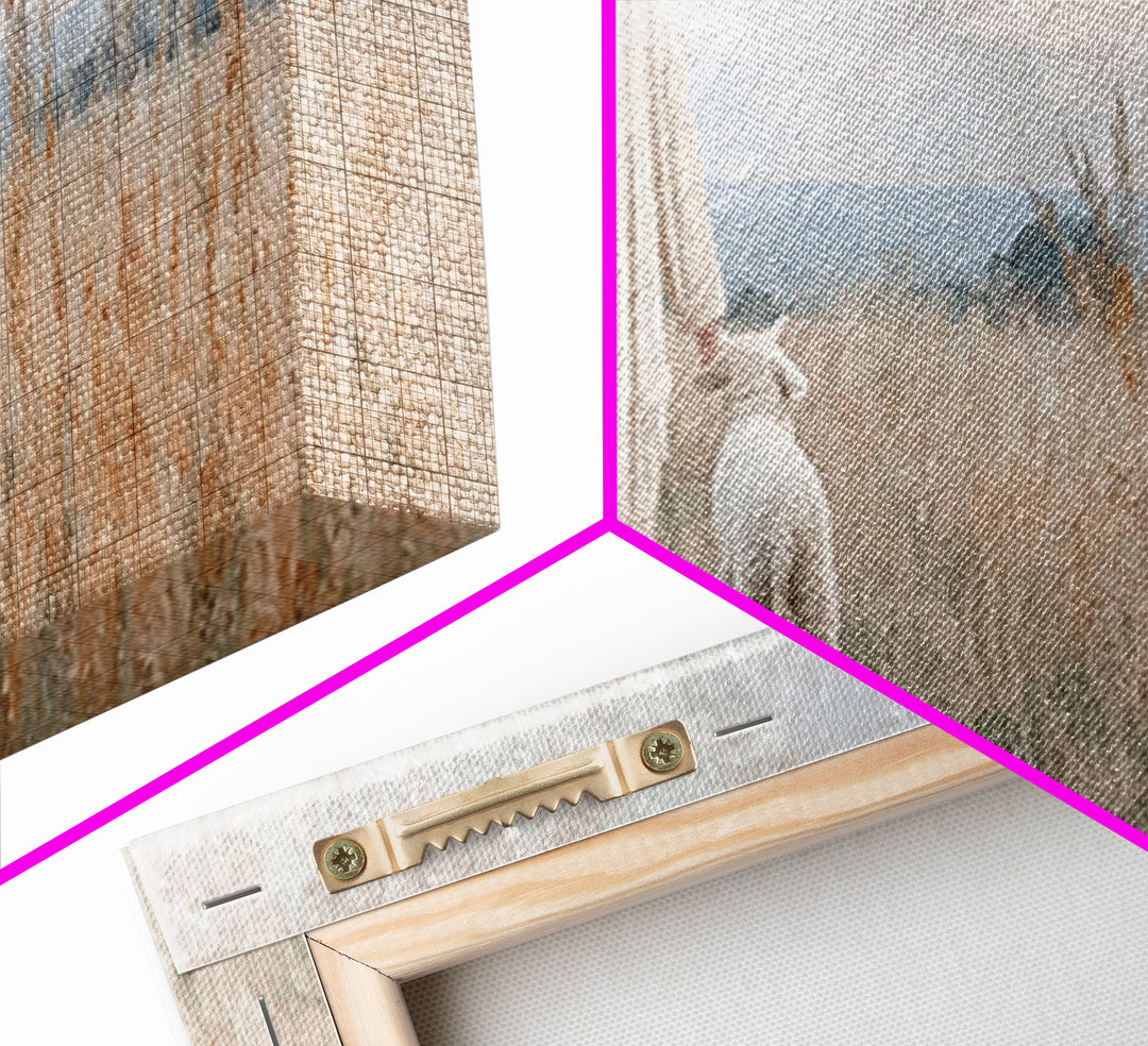 Quiet Shepherd Path – Framed Canvas Print – Christian Wall Art – Jesus Painting – Christian Art Canvas – Christian Christmas Art – Faith Ar