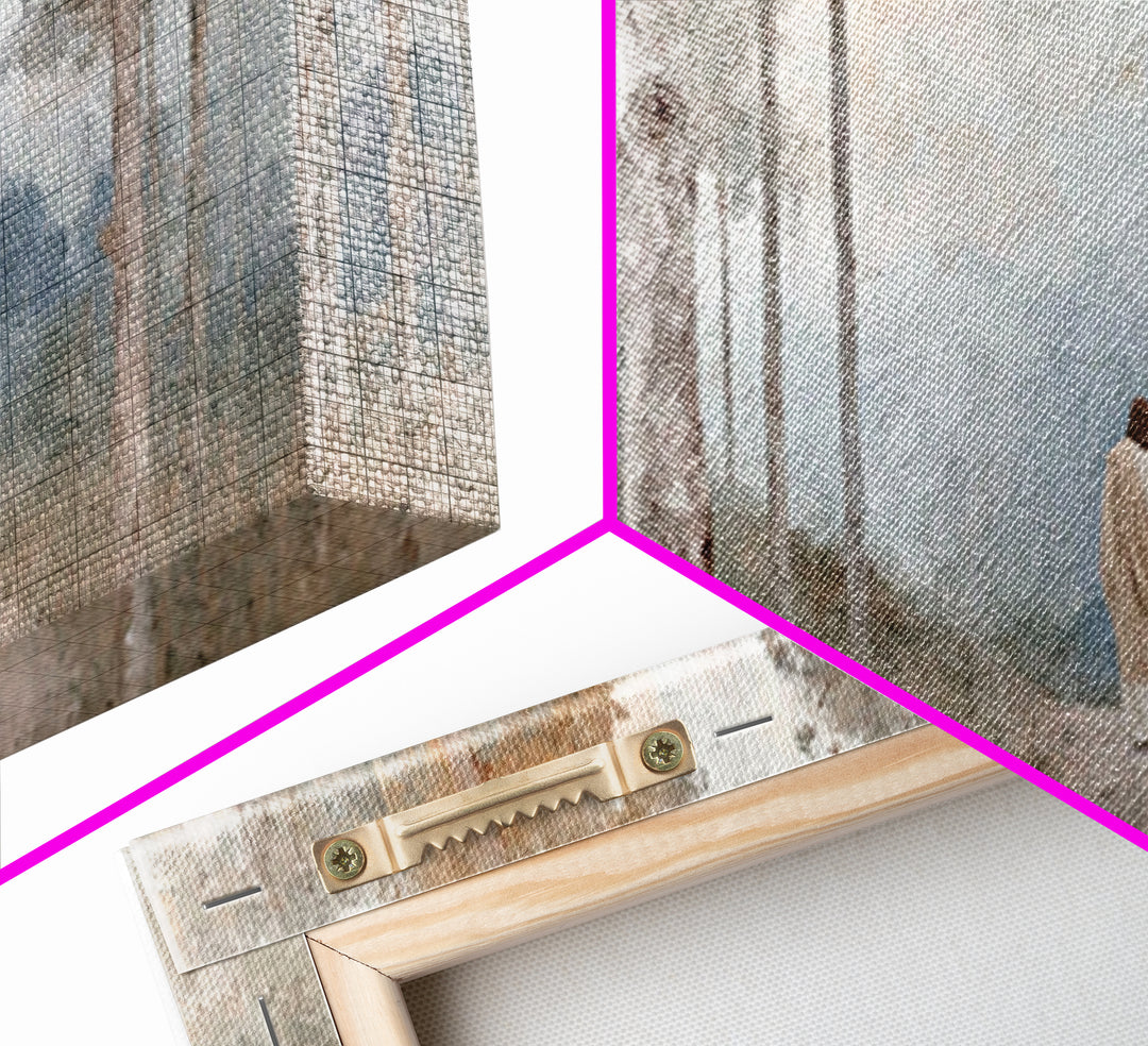 Path Of Mercy – Framed Canvas Print – Christian Wall Art – Christian Art Canvas – Jesus Painting – Subtle Christian Art – Christmas Art