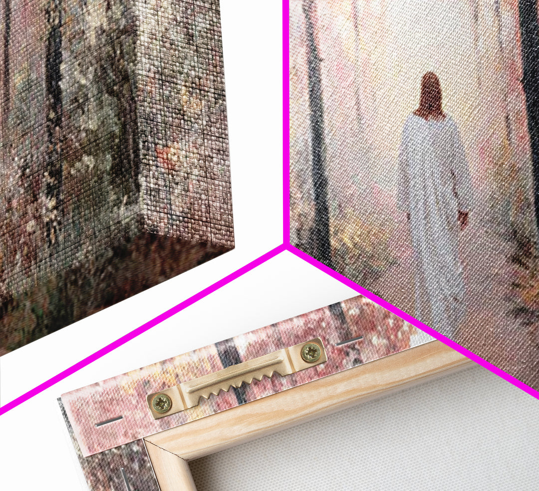 Light Of Peace – Framed Canvas Print – Christian Wall Art – Christian Art Canvas – Jesus Painting – Christian Art – Christmas Art