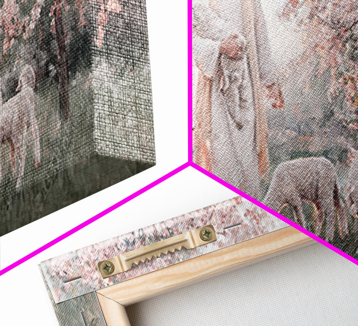 Blossom Covenant | Framed Canvas Print | Christian Christmas Art | Jesus Wall Art | Christian Art Gift | Subtle Christian Art