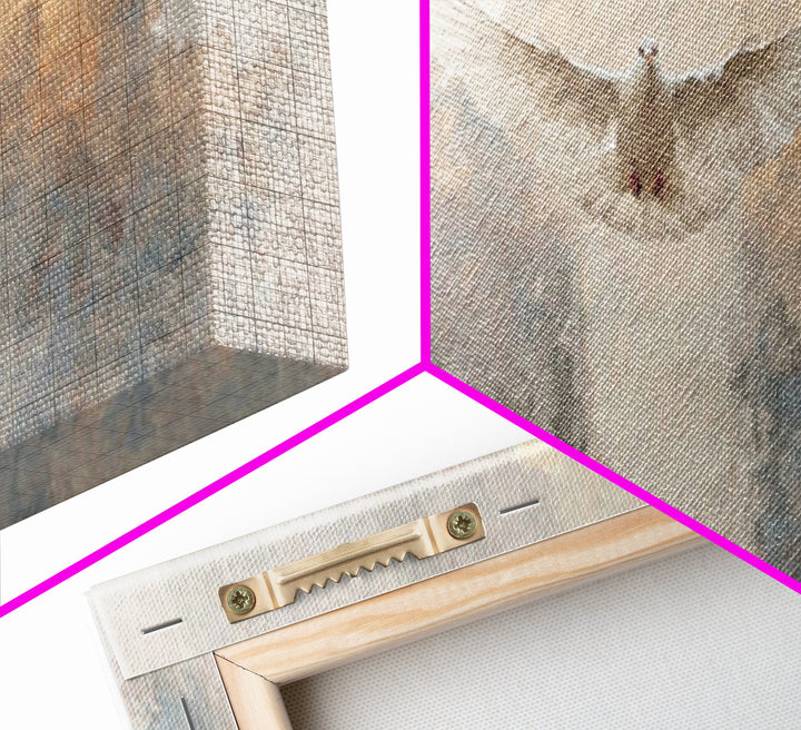 Heavenly Flight | Framed Canvas Print | Christian Art Canvas | Subtle Christian Art | Christian Decorations | Christian Gift